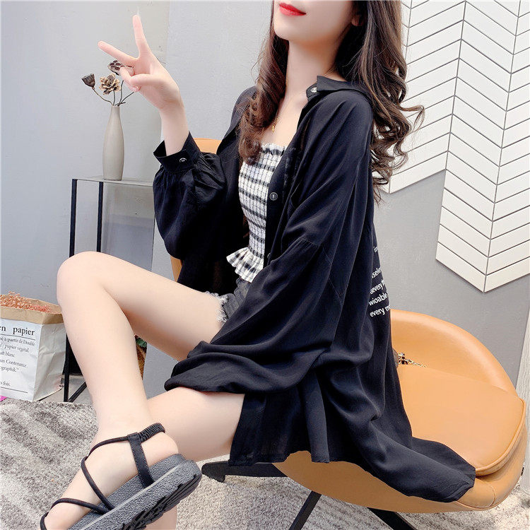 夏季防晒2020年新款宽松韩版衬衫 卡萱儿衬衫