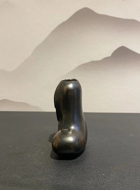 新中式国风无相无面佛像禅意摆件书房摆放手工摆设