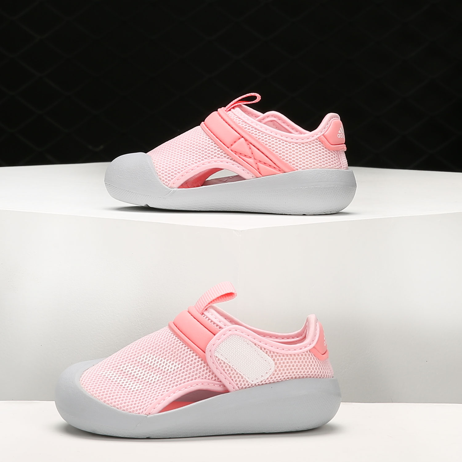 Adidas/阿迪达斯正品 ALTAVE 夏季婴童包头运动沙滩凉鞋 FY6042 - 图0