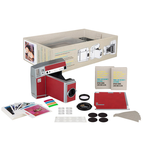玻璃镜头！ Lomo拍立得相机Instant Square复古一次成像人像神器 - 图3