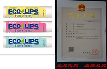 VEGAN LIP BALM By Eco Lips SuperFruit Sweet Mint Lemon