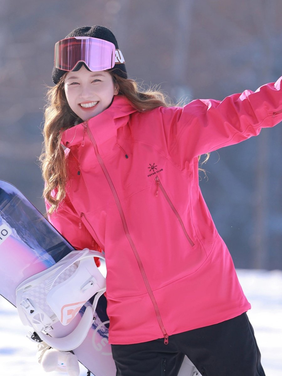 玫红色冲锋衣款外套女2026新款春秋户外三合一防风防水多巴胺穿搭,淘宝优惠券,粉丝福利购,淘宝优惠卷