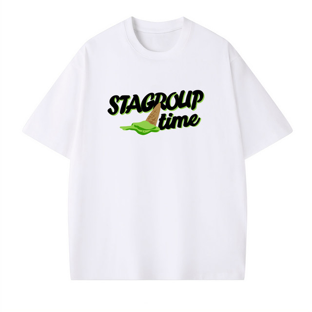 STA flagship store ໄອສະຄີມໃຫມ່ແຂນສັ້ນຜູ້ຊາຍແລະແມ່ຍິງ summer ຄົນອັບເດດ: ອາເມລິກາແບບແຫ່ງຊາດຍີ່ຫໍ້ເສື້ອທີເຊີດສີດໍາຫນັກວ່າງວ່າງ