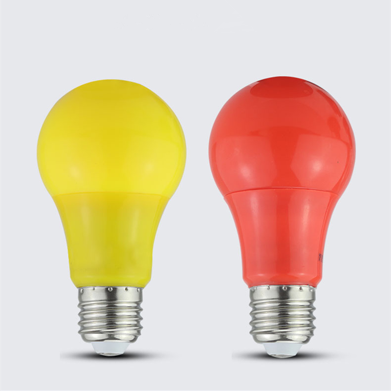 低压DC/AC12V24V36V彩色led灯泡12-85V红色黄色LED灯笼装饰球泡灯-图0