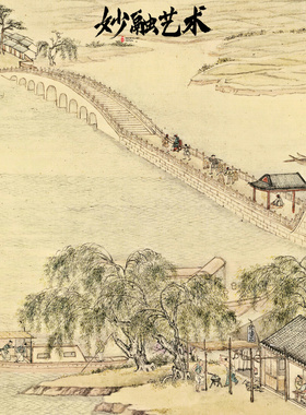 《姑苏繁华图》古代苏州城挂画