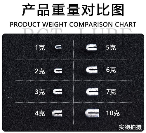 夹铅小方块蚝排筏钓黄翅船钓鲷鱼海钓朝天钩DIY万能铅块专用配件 - 图3