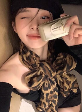 180*80CM women travel scarf 巴厘纱印花经典豹纹平板女包头围巾