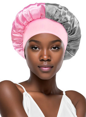 Bonnet for Sleeping Soft Elastic Band Sleep Cap Hair Wrap