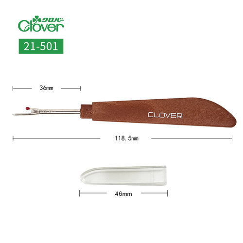 日本进口可乐Clover缝纫拆线器拆线刀拆衣服标签专用工具挑线神器 - 图0