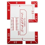 Япония импортированная кока-кола инструмент Clover Clover Правило шитью металлическое портное Glores 25-321