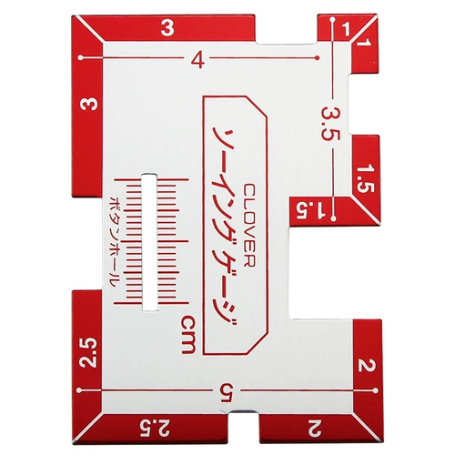 Япония импортированная кока-кола инструмент Clover Clover Правило шитью металлическое портное Glores 25-321