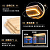 Acrylic return light door display box hand-made blind box building block Gundam toy model storage dust cover