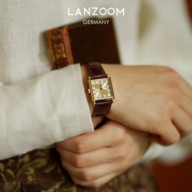 蓝族lanzoom女士女款轻奢小众手表 LANZOOM国产腕表