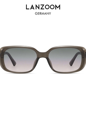 德国蓝族LANZOOM太阳镜女款高级感大脸显瘦防紫外线防晒遮阳墨镜
