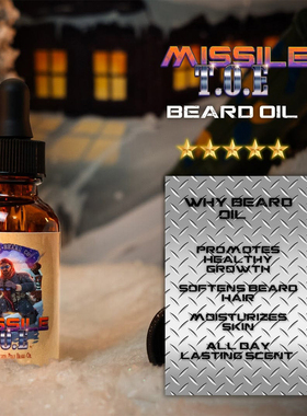 Fable beard co-Missile Toe红冬青松果黑莓香氛强韧光泽 胡须油
