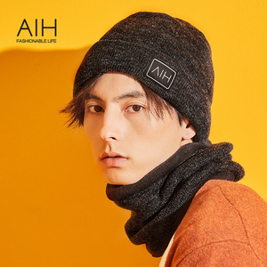 加绒加厚羊毛针织帽