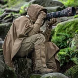 Тактический дорожный дождевик, водонепроницаемый плащ, США