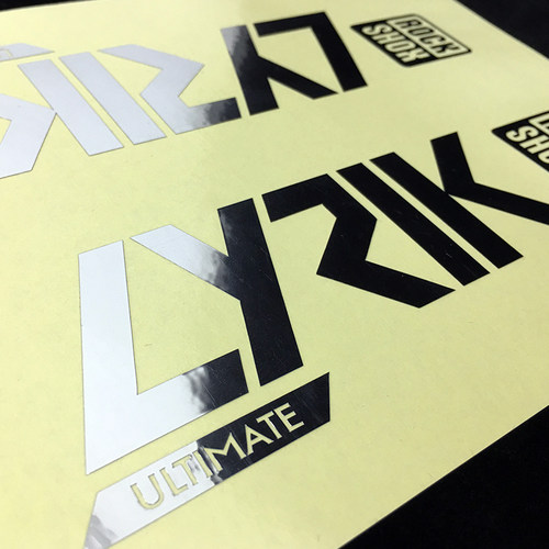 LYRIK ULTIMATE前叉贴纸山地车单车贴定制反光防水个性自行车MTB - 图2