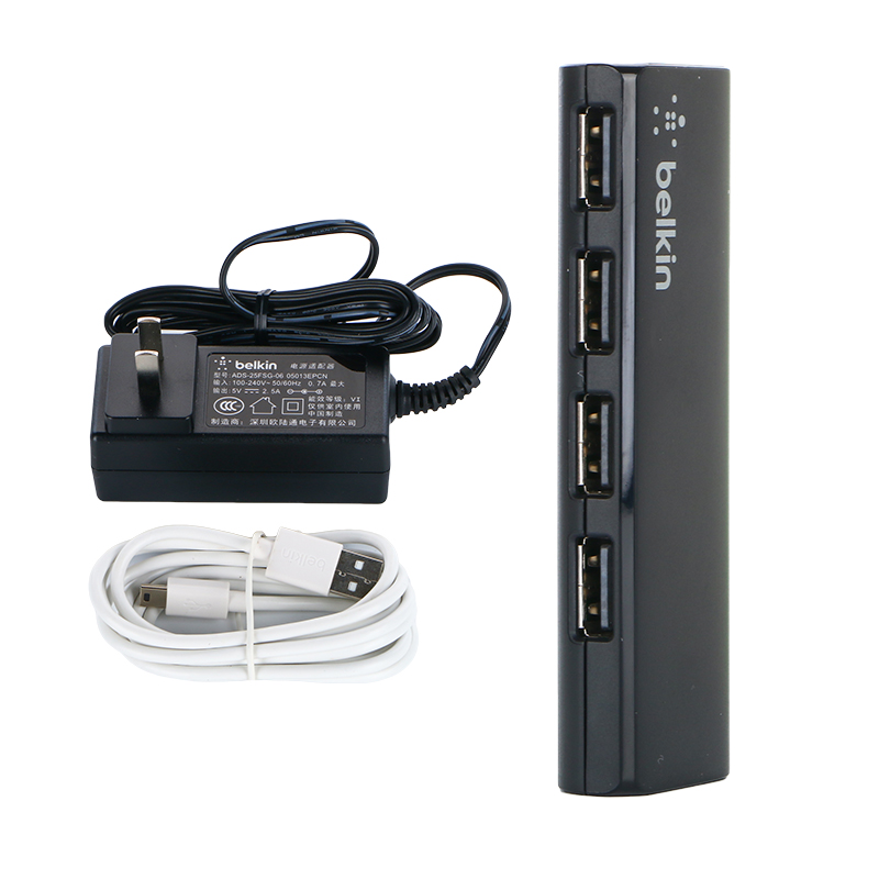 贝尔金USB2.0集线器4/7口HUB带电源一拖四/七扩展F4U040/041zh现-图3