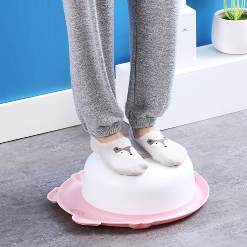 加厚初生婴儿洗脸盆新生儿童用品洗屁股卡通可爱PP用宝宝小盆子 - 图1