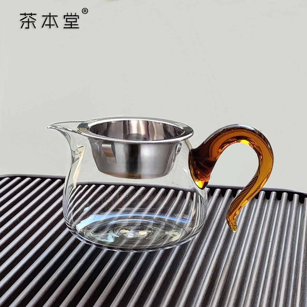 公道杯高硼硅耐热玻璃加厚加粗彩把分茶器均杯大容量茶漏一体公杯,淘宝优惠券,粉丝福利购,淘宝优惠卷