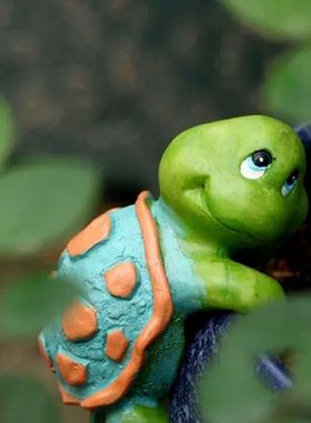 可爱小乌龟花盆装饰挂件阳台庭院