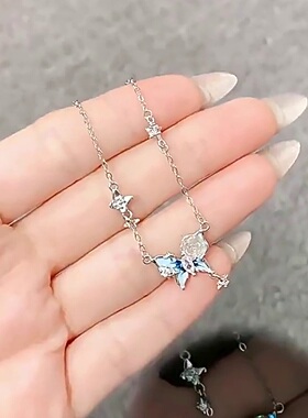 小众设计铜仙女风项链