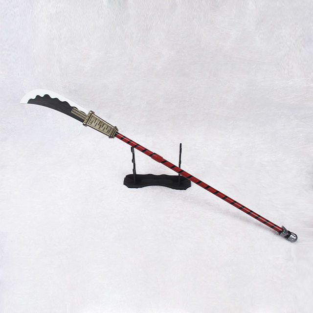 High-quality exquisite wooden knife One Piece Whitebeard cut from the clouds animation COS toys comic exhibition performance props photo