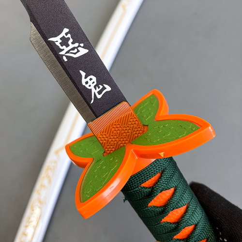 鬼灭之刃日轮刀金属版蝴蝶刃香奈惠cos道具武器动漫周边合金刀剑 - 图1