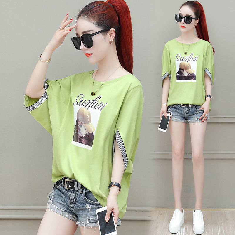 夏季t恤女短袖2020新款潮韩版宽松 婉奢T恤