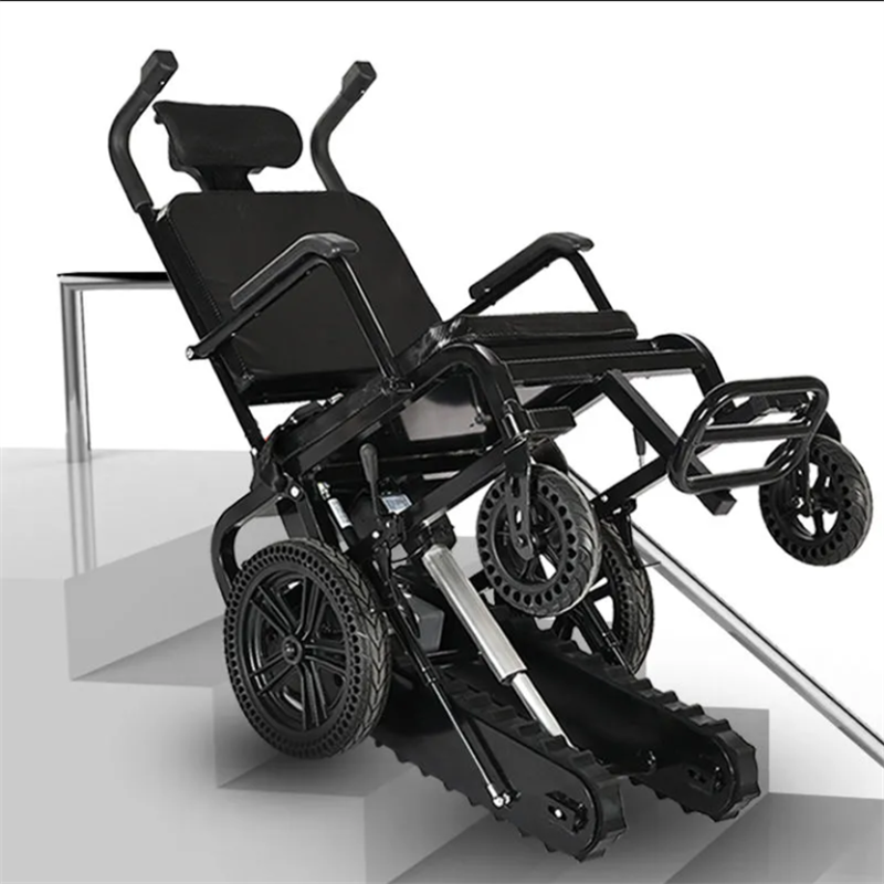 履带电动爬楼机爬楼轮椅载人残疾人上下楼梯椅老人代步车爬楼神器 - 图2