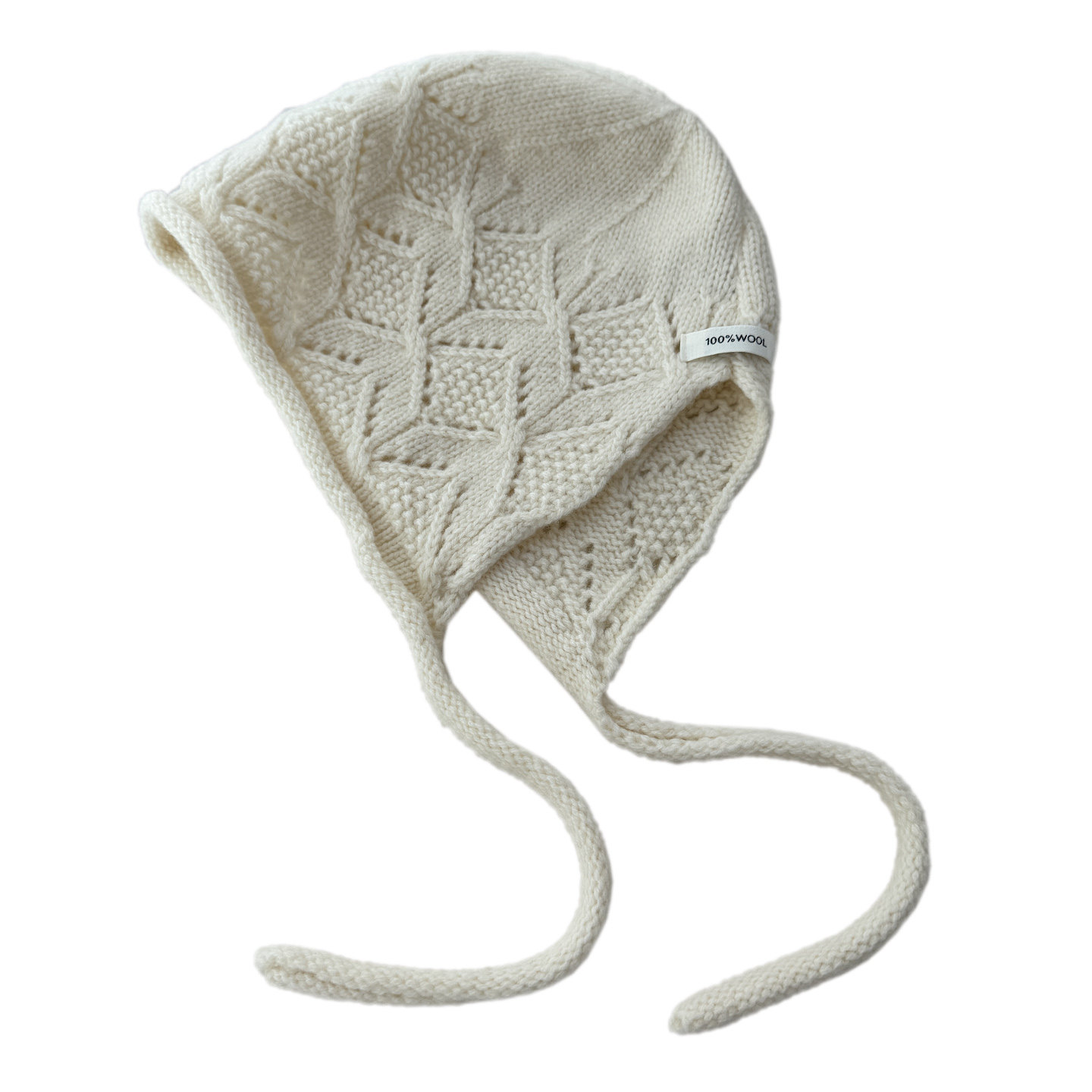 韩系时髦带绳100%纯羊毛巴拉克拉法帽护耳包头帽针织毛线帽女帽子,淘宝优惠券,粉丝福利购,淘宝优惠卷