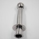 Stainless steel double chuck cleaning ball hygienic spray ball