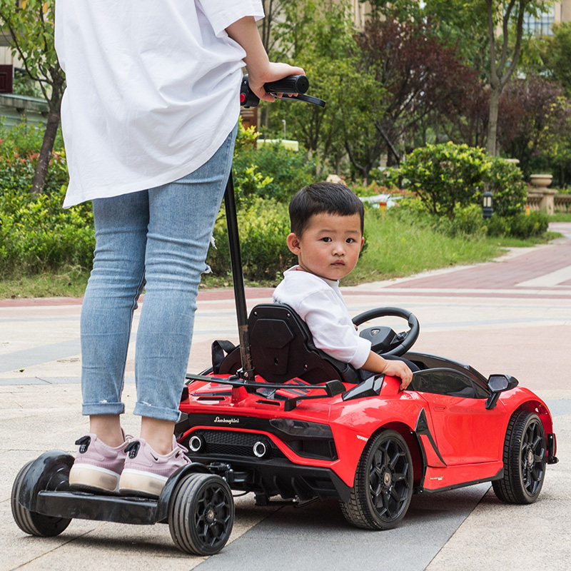 兰博基尼儿童车电动四轮遥控玩具车 携手儿童电动车