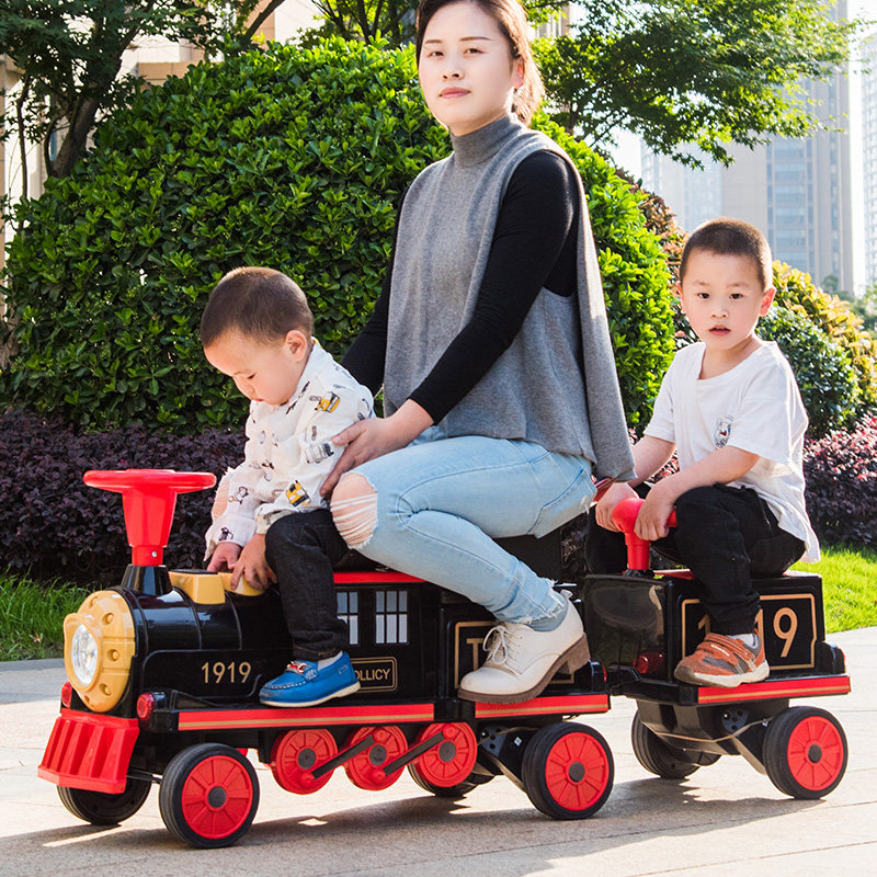小火车儿童四轮小孩玩具婴儿电动车 携手儿童电动车
