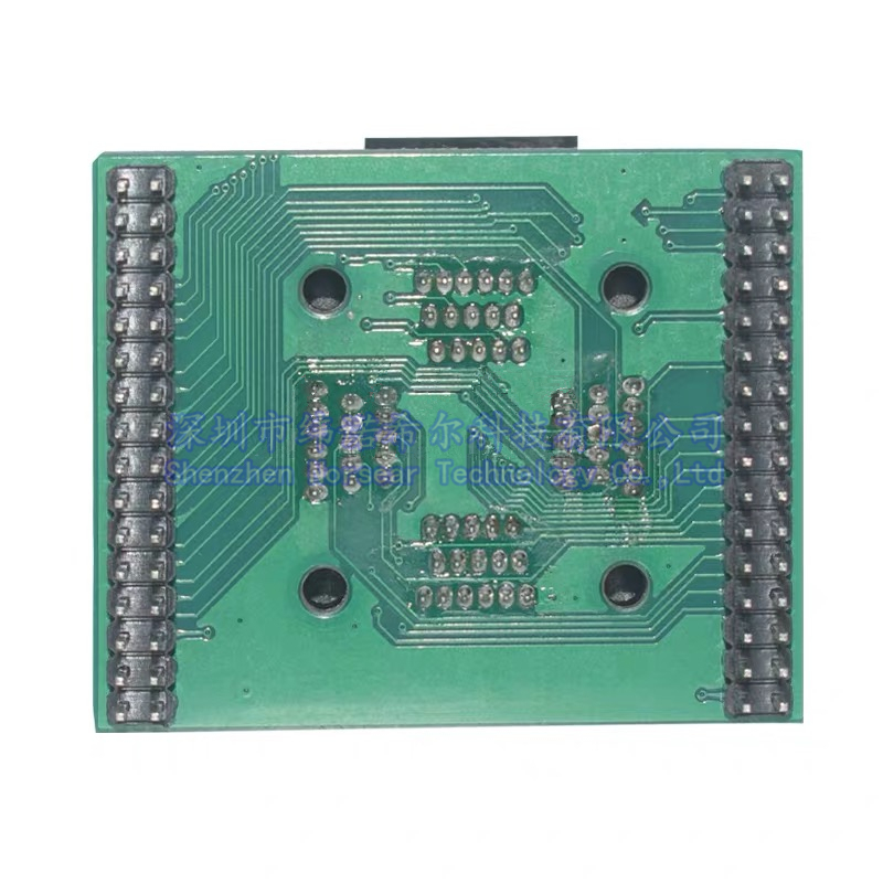 LQFP64烧录座 QFP64芯片IC测试座 STM32 TQFP64转DIP64 0.5MM脚距-图2