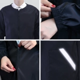 Длинный водонепроницаемый светоотражающий нагрудник, фартук, комбинезон подходит для мужчин и женщин, круглый воротник