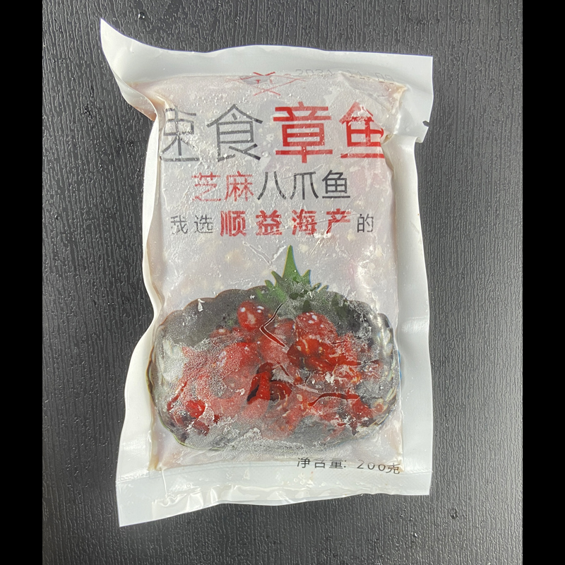 味付八爪鱼 芝麻八爪鱼 即食小只章鱼 紫菜包饭寿司材料食材 200g - 图2