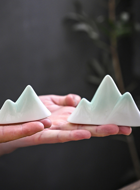 陶瓷新中式客厅书房玄关加彩