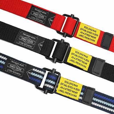 【时尚百搭】韩版男女帆布腰带