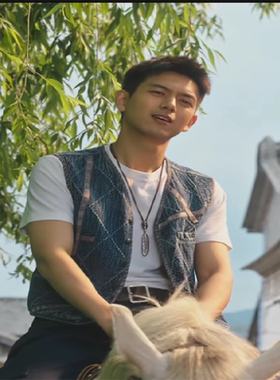 谢之遥李现同款个性百搭复古