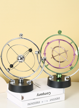 物理模型磁性摇摆欧式办公室桌面摆件礼品创意天体轨道旋转电磁摆