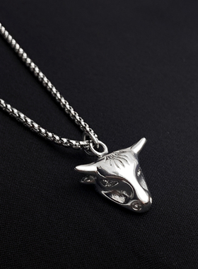 钛钢男士不怕水项链免费刻字