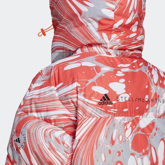 Adidas/阿迪达斯 女子 SMC 运动休闲宽松连帽棉服 HI6087