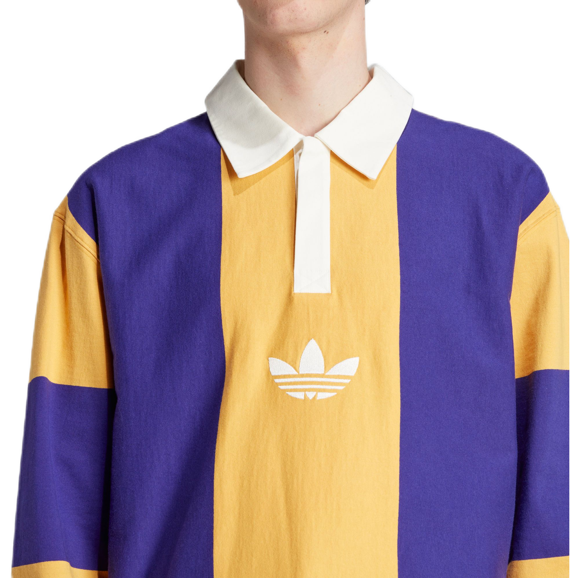 Adidas/阿迪达斯 男子三叶草运动长袖翻领POLO衫 IJ5956,淘宝优惠券,粉丝福利购,淘宝优惠卷