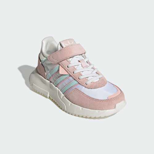 Adidas/阿迪达斯 儿童三叶草 SHOES 经典魔术贴运动鞋 JR7990 - 图1