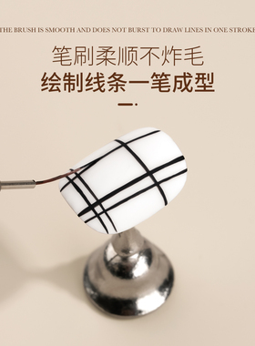 gaoy戈雅极细美甲拉线笔刷套装日式画花勾线彩绘光疗笔美甲店专用