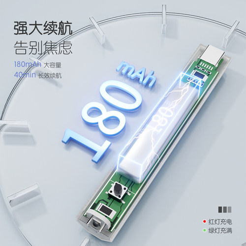 gaoy戈雅美甲一字灯小型迷你手持光疗机指甲油胶速干烤灯甲片照灯 - 图3