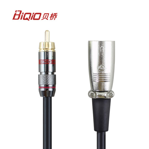 贝桥 K5337莲花公转卡农公 惠威T200C X4 X5 X6音频线RCA公卡侬公 - 图0