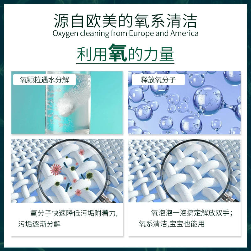 氧泡泡机槽洗洗衣机清洗剂滚筒波轮全自动专用清洗剂除垢剂200g-图2